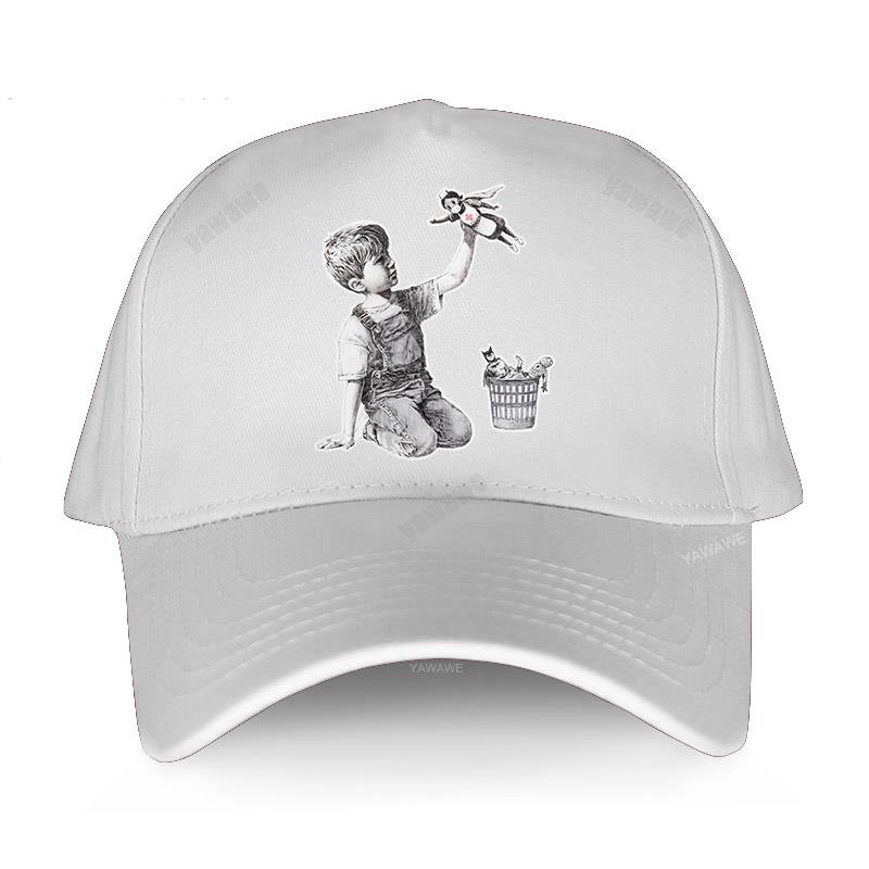 Unisex Breathable Baseball Cap Boyfriend Hat Banksy Game Changer Nurse Super Hero Novelty Street Art Designer Fashion Men Hats