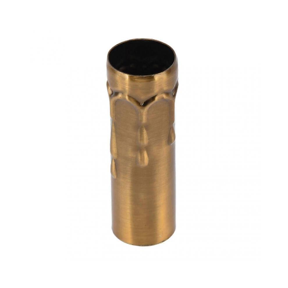 10Pcs E14 Metal Tube for Candle Lamp Holder Lamp Base Lighting Accessories 25x80mm