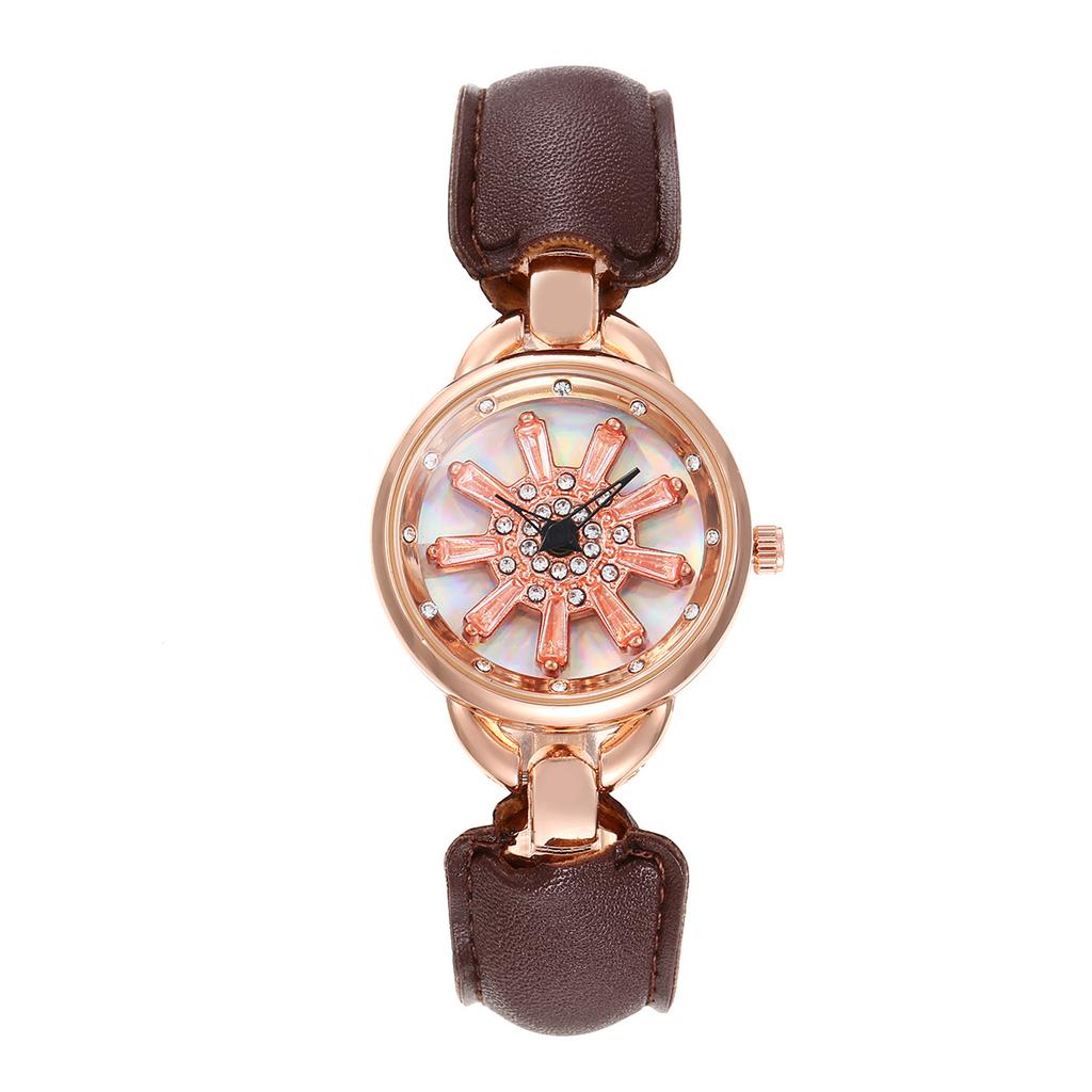 Women Retro Watch Waterproof Quartz Leather Watches Birthday Gift