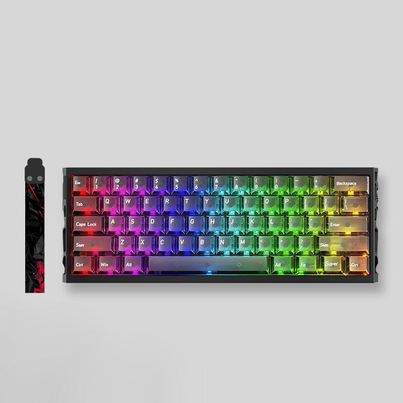 CNC Aluminum Alloy Hollow Magnetic Axis Pro Gaming Keyboard