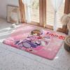 C Cardcaptor S Sakura Cartoon Floor Mat Eco  Flannel Doormat Non Slip Odorless Indoor Floor Rug Soft Short Plush Home Mat