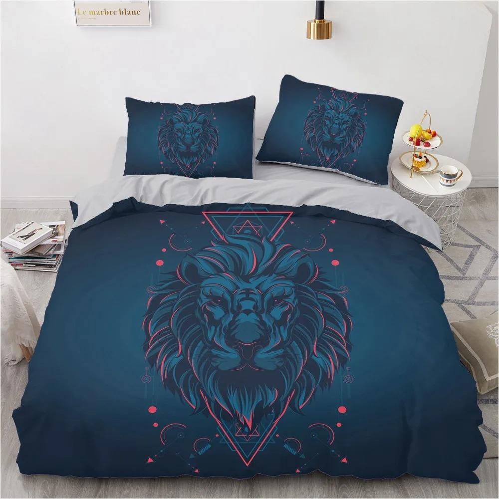 Cartoon Flamingo King Queen Duvet Cover Pink Animal Bedding Set for Boys Teens Adult Wildlife Soft 2/3pcs Quilt Cover Pillowcase
