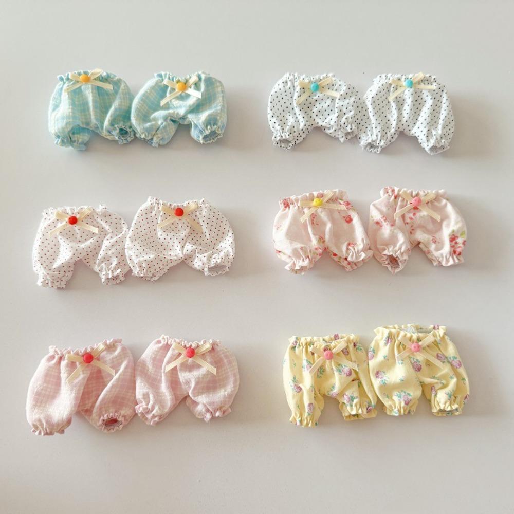 Small Fresh Cute Style Doll Clothes 10-15Cm Cotton Doll Shorts Doll Pants Handmade Doll Clothes Pants Accessories
