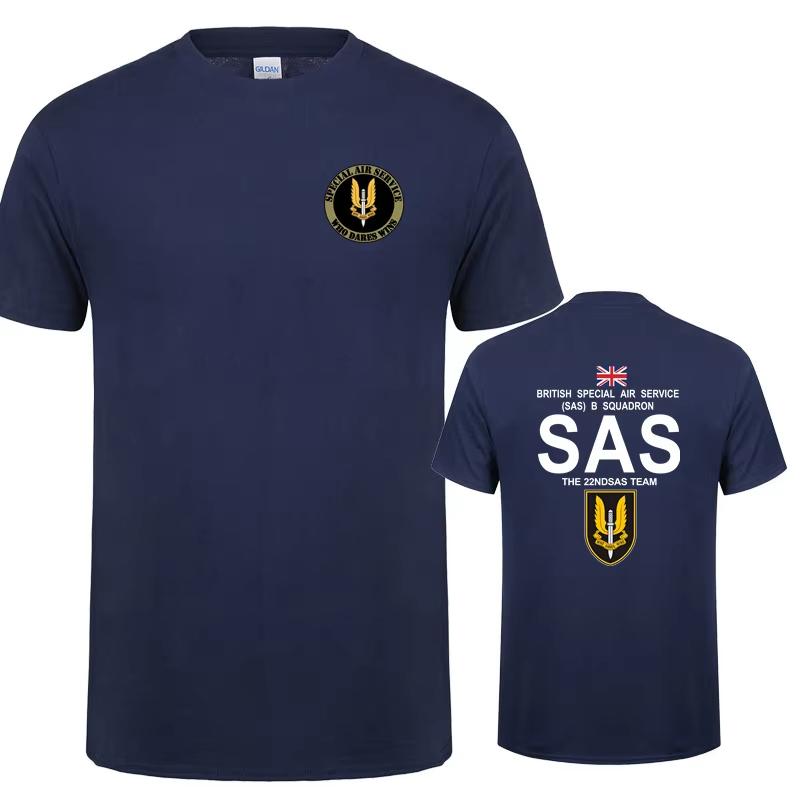 Man Summer Tee OT-029 Military SAS Sniper Men T Shirt Army Tshirt for Man Special Military Operations Short Sleeve Cotton