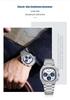 CURREN 8459 Men's Six-Hand Steel Band Business Watch with Calendar