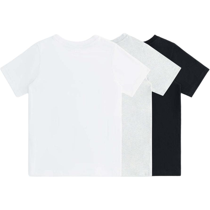 Kith Aw24 Kids Fall Classics 2024 Series Comfortable Fashion Round Neck Short Sleeve T-Shirt 3-Pack Kids Tops KHK030553-001