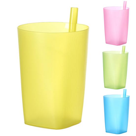 360ml/380ml halmkopp glatt kant Stor kapasitet Lekkasikker Barn Barn Spedbarn Baby Sip Cup Studenter