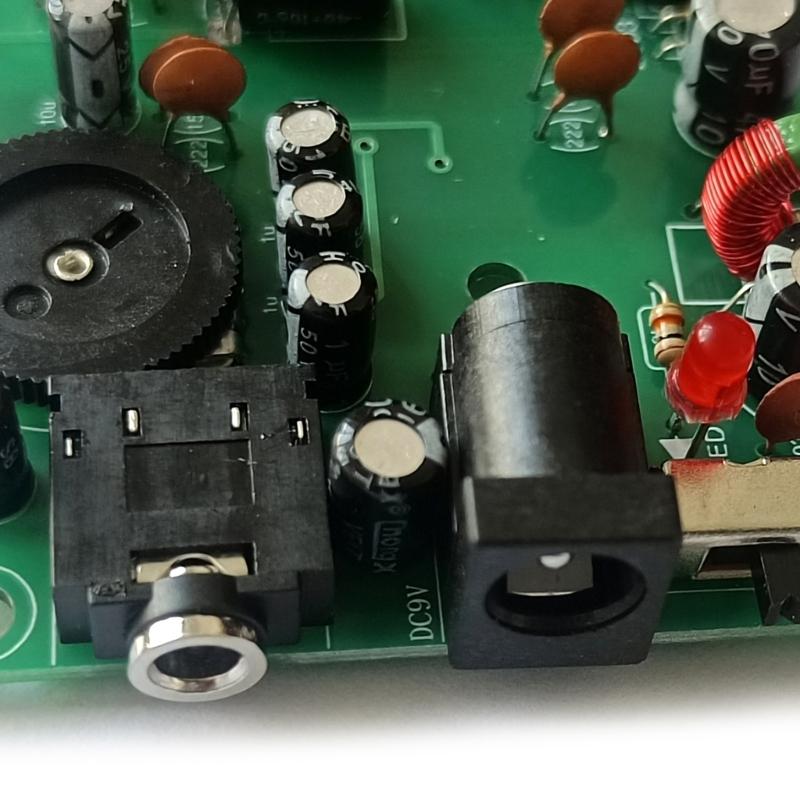 FM Transmitter Circuit Board BH1417F Chip with Antenna Perfect for Electronics Education and Campus Radio Projects