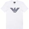 Letter Logo Print Short Sleeve T-Shirt Men Tops White 1JPZZ-8N1TN5-0147