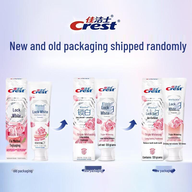 

Crest Fragrance Locked White Rose Scent Toothpaste