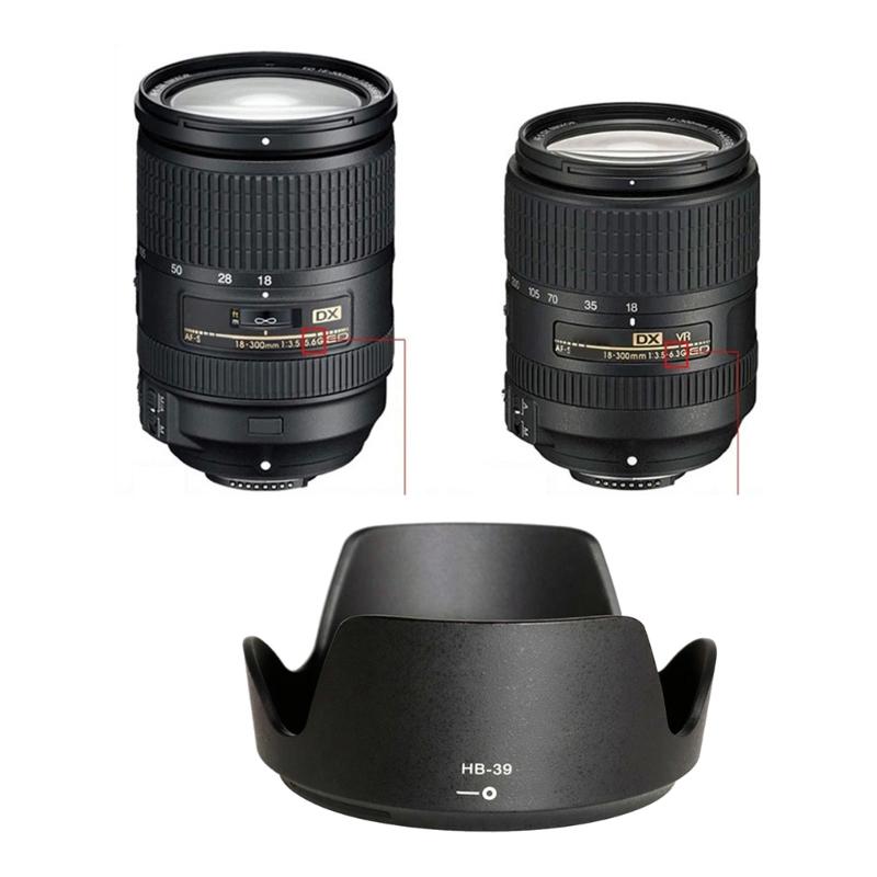 HB39 67MM Lens Hood Sunshade Replacement for S 16-85mm F3.5-5.6 G 67mm Lens Guard Protections