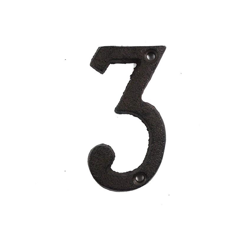 ??? Metal Letters Numbers Cast Iron Decoration House Sign Doorplate DIY Cafe Wall