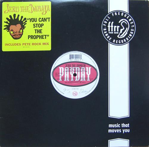 

12inch Record JERU THE DAMAJA - You Can t Stop The Prophet 6971200461 Payday, FFRR 1994 US Rap & Hip-Hop/R&B Used