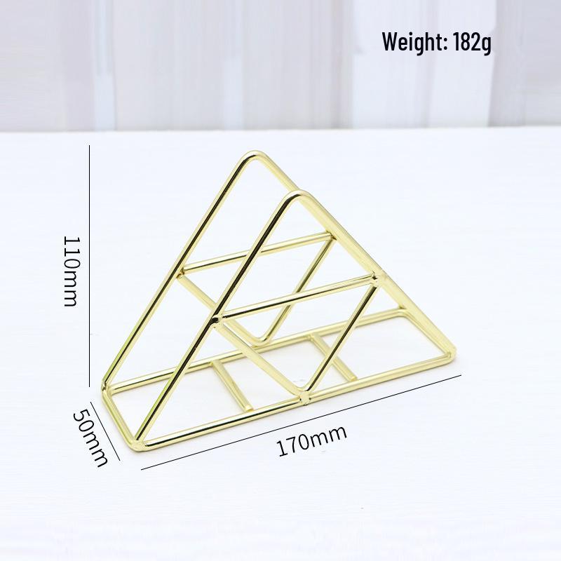 Nordic Iron Tissue Holder: Vertical Napkin Rack for Kitchen or Dining Table