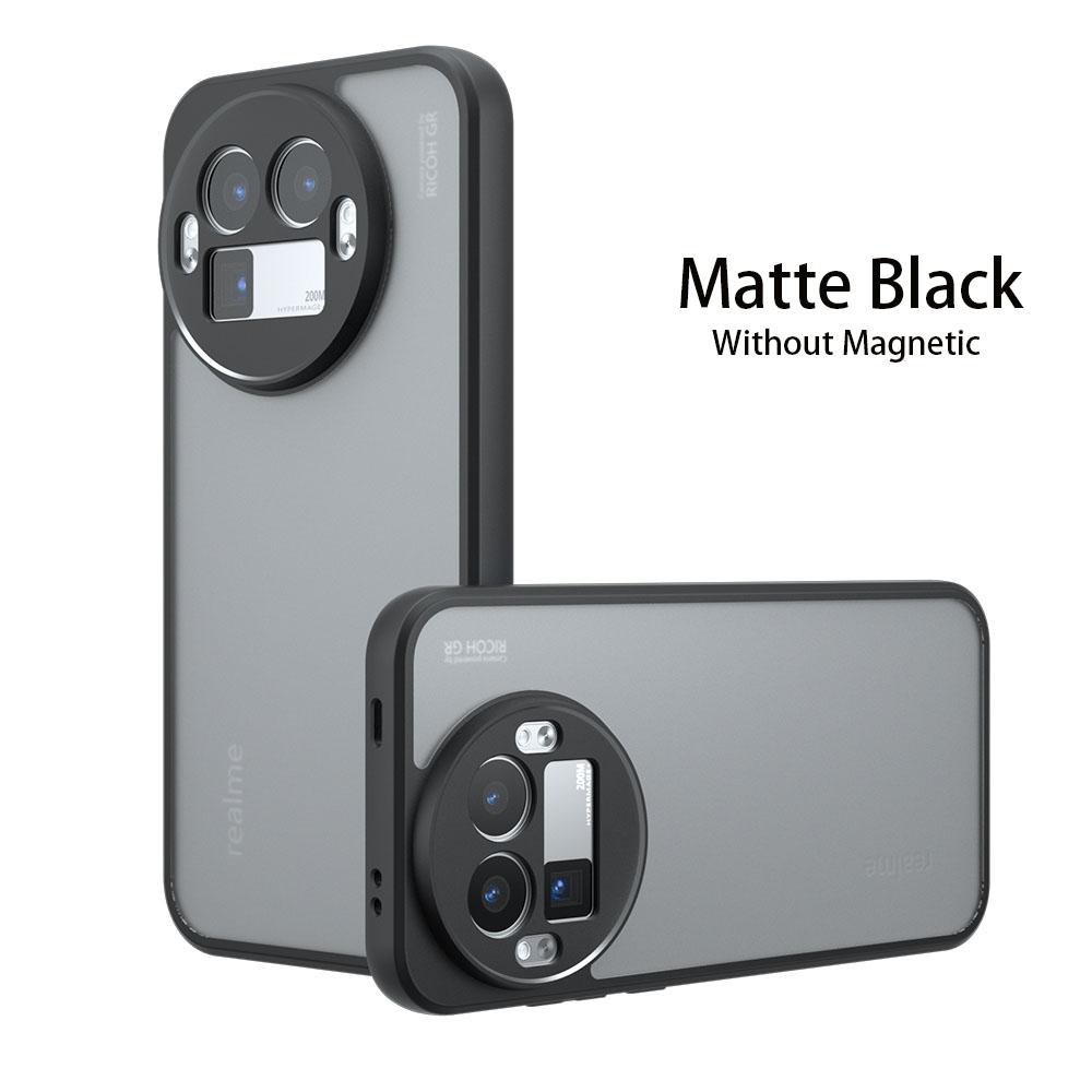 Airbag Super Protection Mjuk TPU+PC Genomskinligt Matt Baksidesskydd För Realme GT8 Pro GT 8 Pro RealmeGT8Pro 5G Telefonfodral