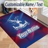 Custom Text Printed Rug Crystal Palace Non Slip Floor Carpet For Home Room Decor