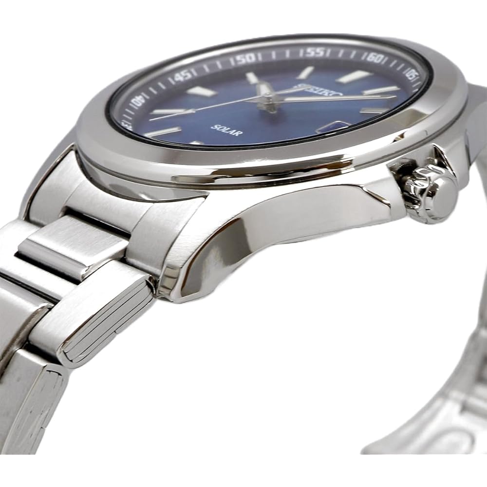 Seiko SEIKO Solar-Quarz-Uhr SBPN071 Silber Blau Herren [Inländisches Originalprodukt]