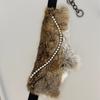 Rhinestone Fur Splicing Belt, Shiny Fur Belt, New Versatile Pin Buckle Corn Hot Girl Belt