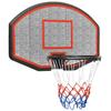 VidaXL Basketball Backboard Black 71x45x2 Cm Polyethylene, Basketball Hoop,,, Backboard 93667