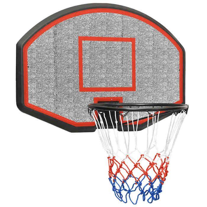 VidaXL Basketball Backboard Black 71x45x2 Cm Polyethylene, Basketball Hoop,,, Backboard 93667