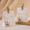 2025 Creamy White Retro French Handbag with Champagne Bow Textured Design - Wedding Candy Box