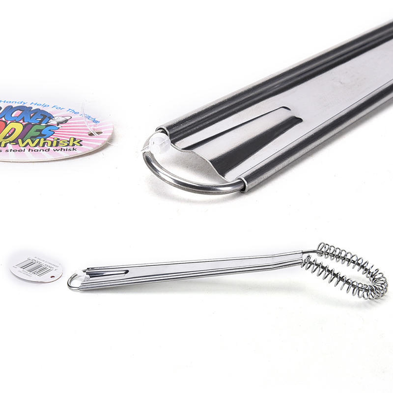 2016  Cooking Tools Steel Egg Beater Mini Whisk Milk Frother Foamer Coffee Mixer Spring Sauce Blender Accessoire De Cuisine