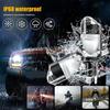 High Power H4 Led Projector Len Direct Insertion High Low Light Car Motorcycle Turbo Fan Lamp Super Bright Waterproof 1Pc