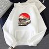 Drift Japanese Anime Hoody O-Neck Long Sleeve Sweatshirts JDM Car Clothes Men Women Moletom Tops