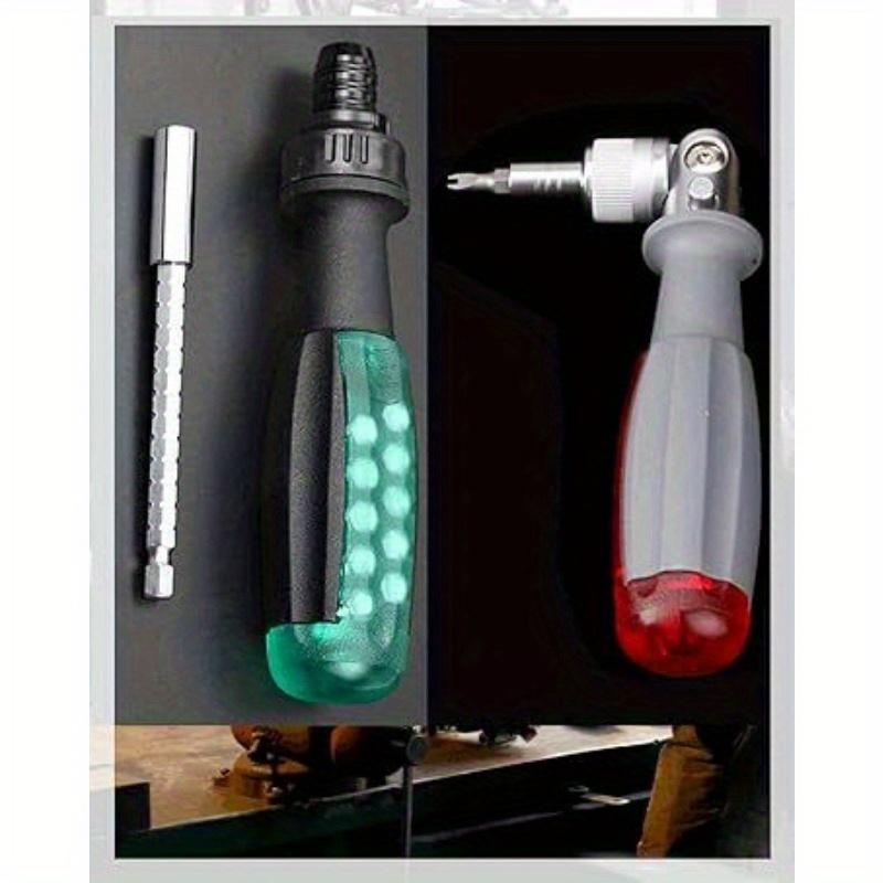 Compact, Durable 10-in-1 Ratcheting Screwdriver Set with Magnetic Bits - Multi-Function Tool for Home & Car Repairs, Comfort Grip Handle