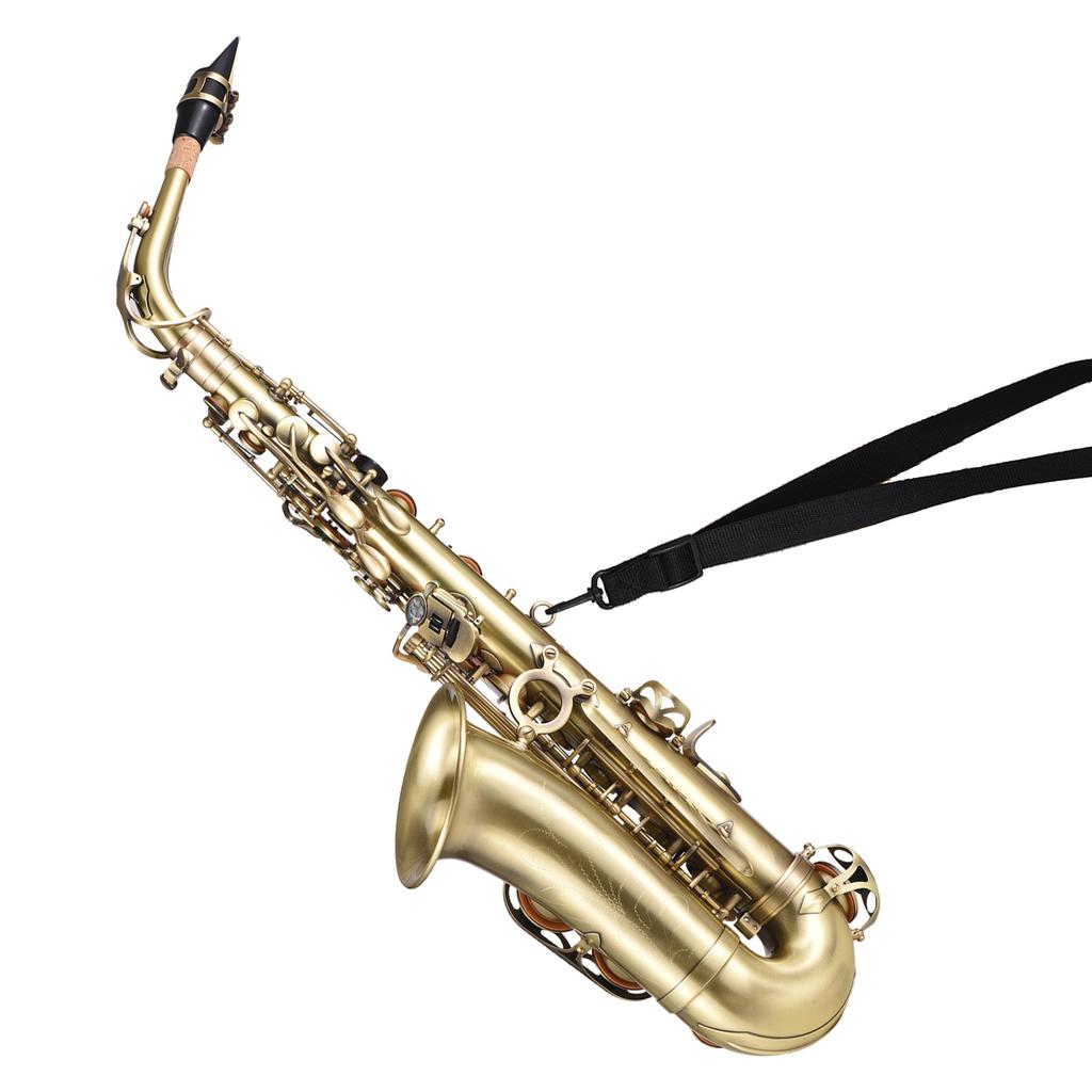 Btuty High Grade Antique Finish Bend Eb E-flat Alto Saxophone Sax Abalone Shell Key Carve Pattern