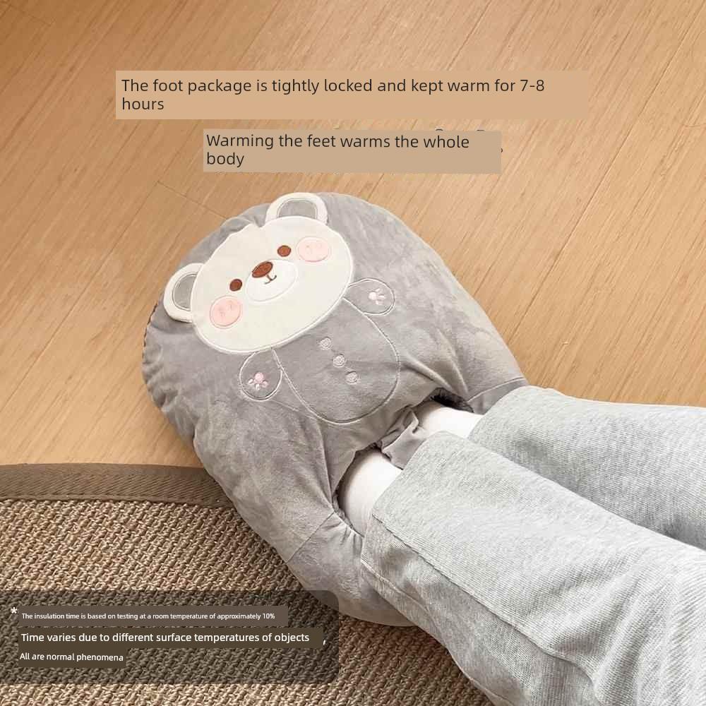 Warm Foot Warmer Hot Water Bag, Explosion-Proof, for Winter Use In Dormitories, Homes, and Offices, Foot Cover for Keeping Feet Warm, Hot and Cold