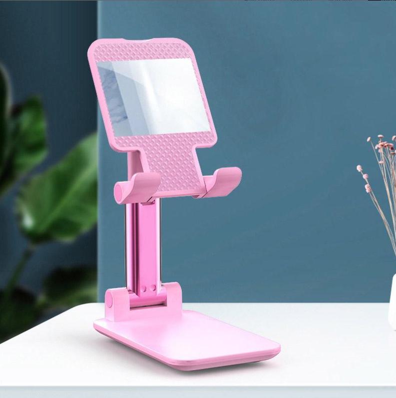Desktop Mobile Phone Holder Stand for IPhone IPad, Adjustable Tablet Foldable Table Cell Phone Desk Stand Holder, 1 Piece