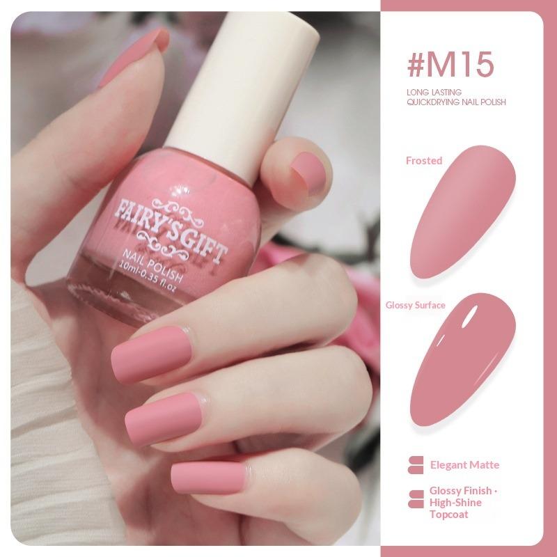 Colorful Nail Polish Matte, Long-lasting, Non-peelable, Quick-drying, Matte Nail Polish