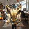 Eevee (Pokémoni)  Tištěná flanelová deka, Vysoká kvalita, Pohodlná pro všechna roční období, Domácí dekorace, Teplo a pohodlí