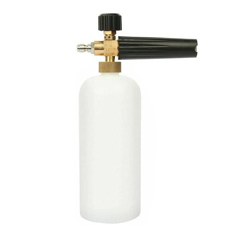 Foam Cannon for Pressure Washer Car Wash Foam Gun Kit M22-14mm and Quick Inlet Connector with Quick Connector 5PCS Nozzle Tips