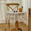 European Oil-Proof Lace Hollow Table Cloth Light Luxury High-End Tea Table Cloth Refrigerator Cloth Long Tablecloth
