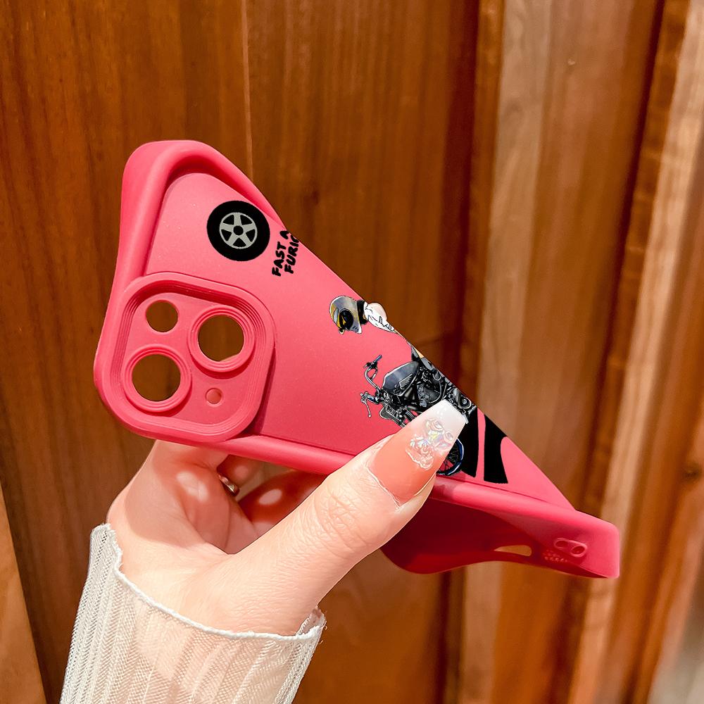 Soft Silicone Phone Casing Full Cover Camera Shockproof Protection Case for Samsung Xiaomi Redmi Poco