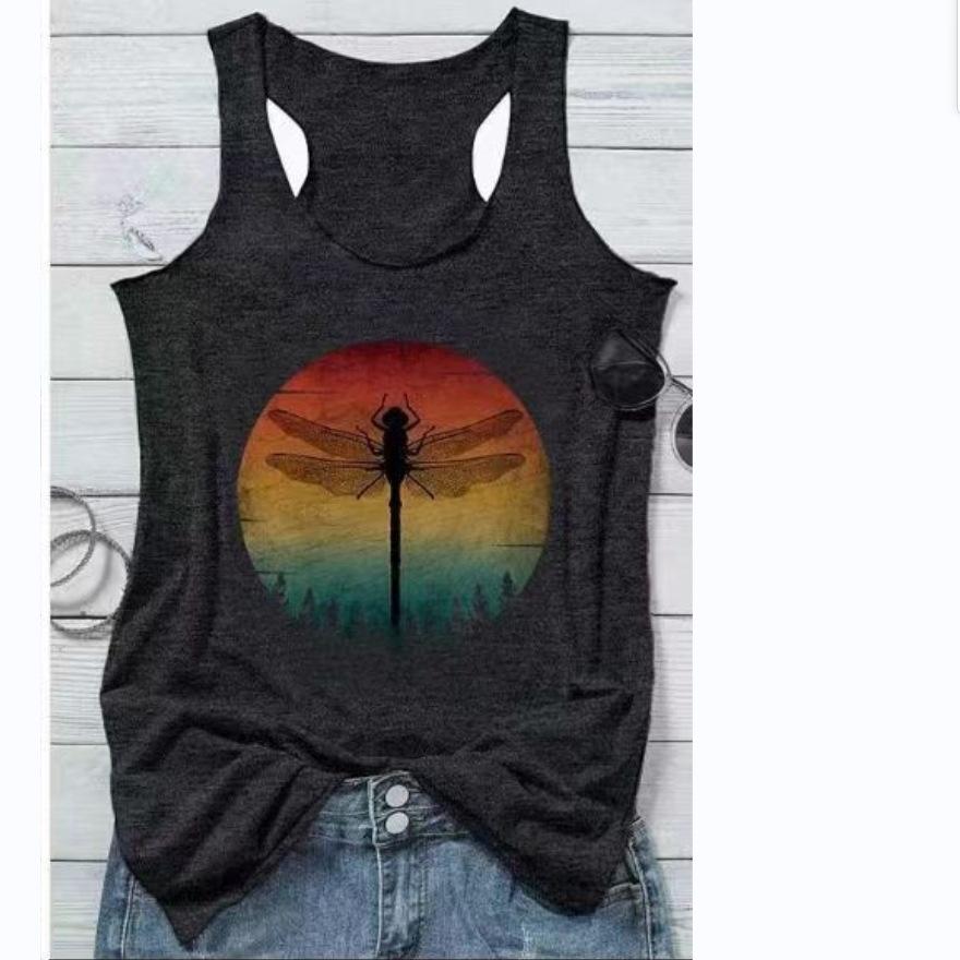 

GMXIA женские модные повседневные летние однотонные блузки и рубашки без рукавов с v-образным вырезом и принтом XXL