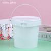 500/1000Ml Transparent Plastic Bucket With Lid And Handle Food Storage Container