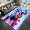 Golden Hustle: Elegance Motion Carpet Living Room and Bedroom Mats Suitable for All Seasons Bathroom Mat Fashion Dormitory Decoration