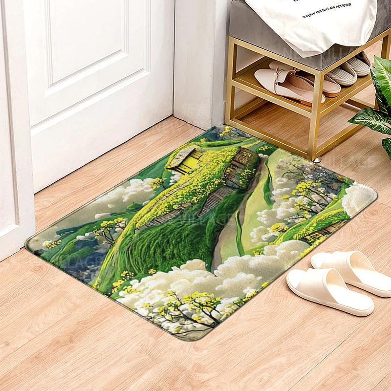 House Entrance Carpet Home Doormat Modern Nordic Style Room Bath Mat Foot Mat Bathroom Non-slip Mat Kitchen Water Absorption Mat