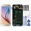 Dropshipping Original Super AMOLED LCD-Bildschirm für Samsung Galaxy S6 SM-G920F Digitizer Vollständige Baugruppe mit Rahmen