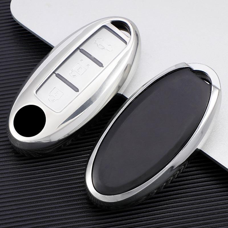 Nissan TPU Car Key Shell for Sylphy, Altima, Qashqai, X-Trail, Terra