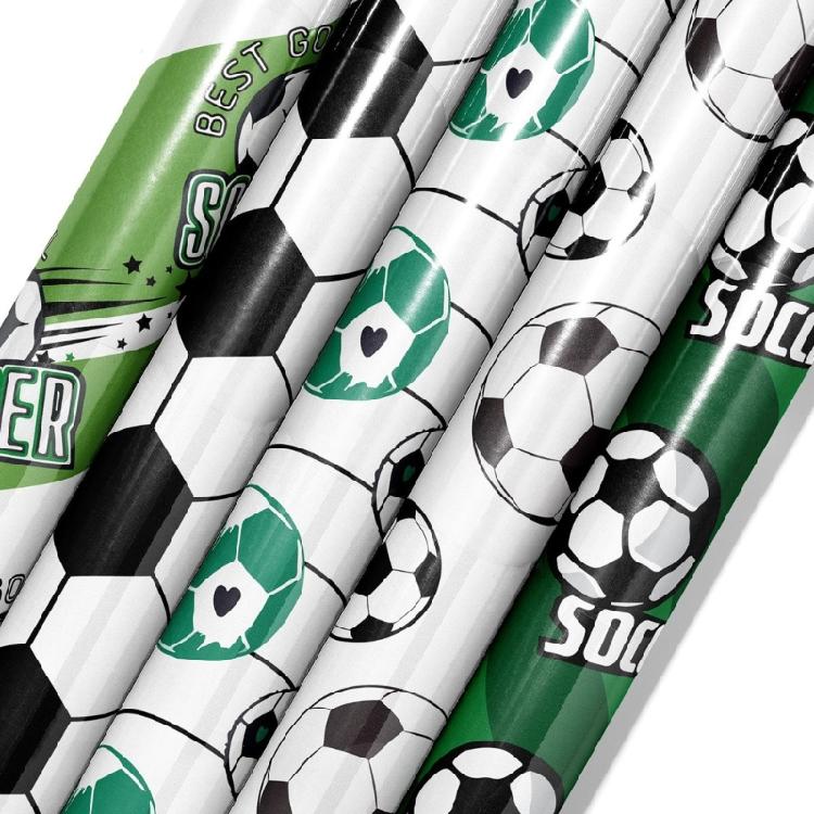 24 Sheets Scrapbooking Paper Football Themed Decorative Paper for Scrapbooking Journal Planner Album Invitation Card