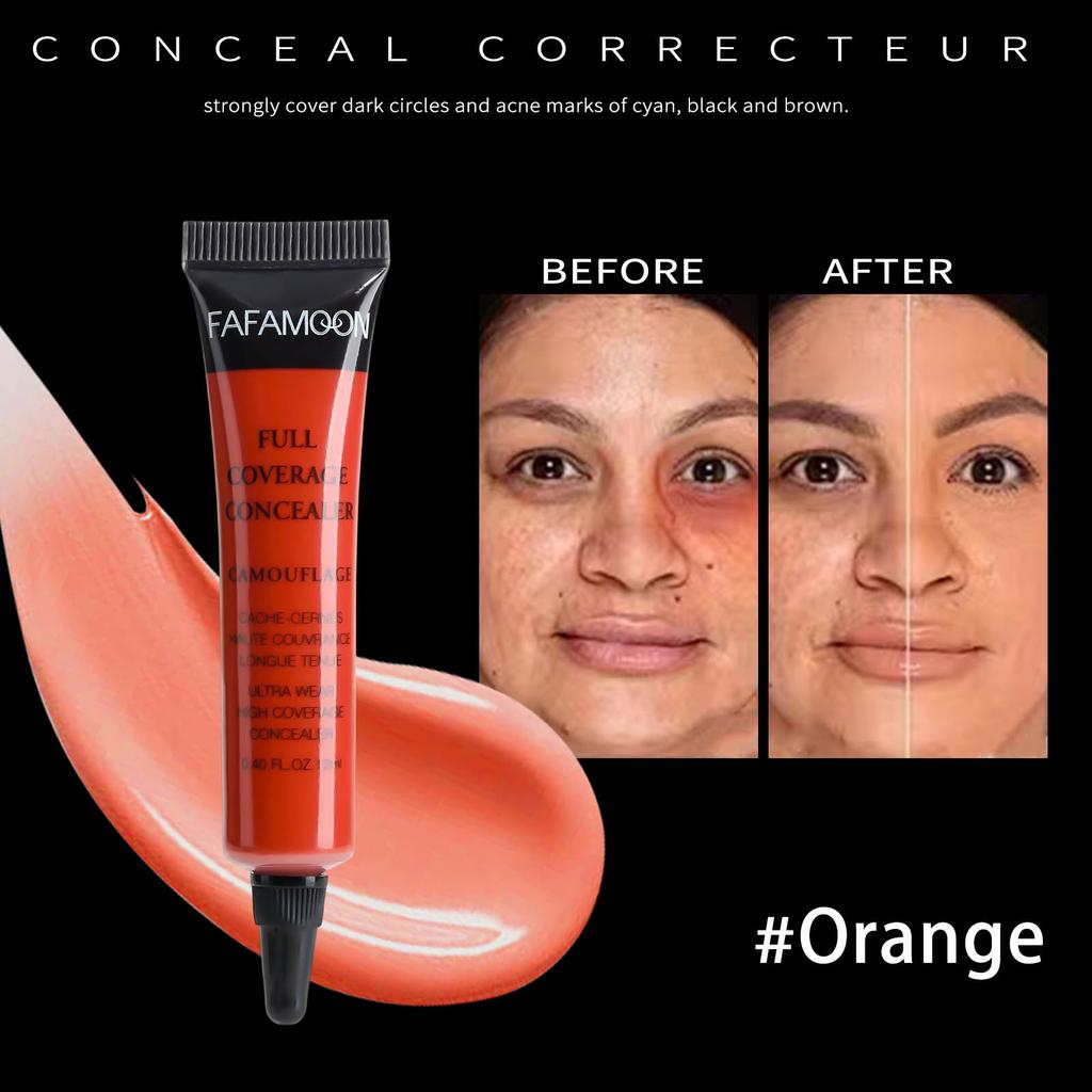 6 Colors Matte Liquid Concealer Brightens Skin Tone Full Coverage Foundation Dark Eye Circles Concealer Oil Control & Waterproof