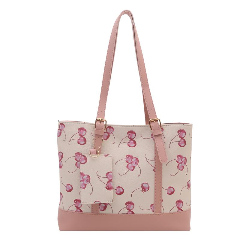 European and American fashion three-piece women's bag new simple and versatile travel one-shoulder crossbody handbag lightweight tote bag