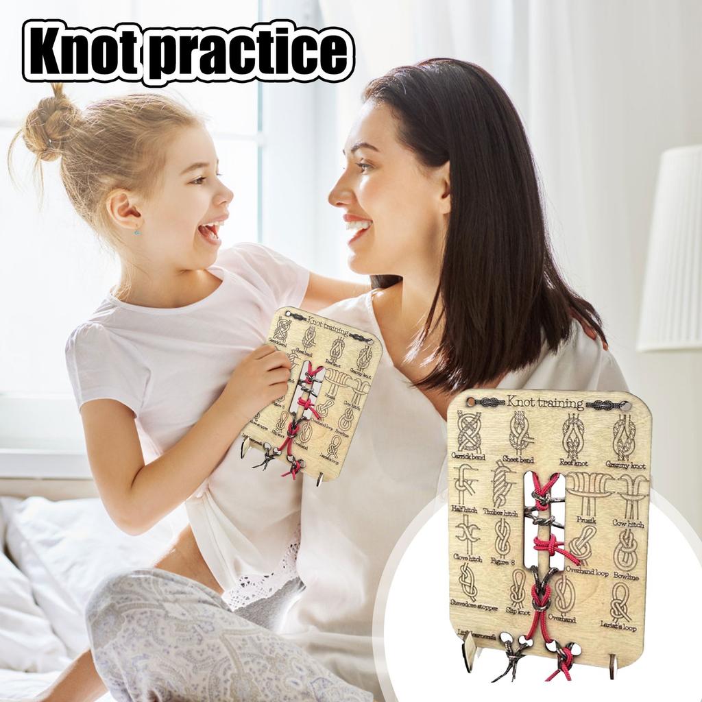Learning Knotting Training Board Outdoor Enthusiast Gift