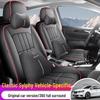 Classic Sylphy Leather Car Seat Cushion - Full Coverage All-Season Universal Cover