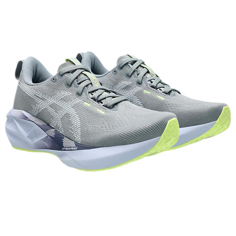 Asics NOVABLAST 5 Shock Absorbers Low Top Running Shoes Women's Gray