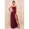 Foreign Trade Order Lu's Sexy Bib Type Sling Backless Elegant Split Chiffon Vacation Dress Long dress Formal Dress